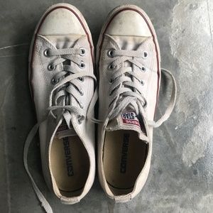 Distressed White Chuck Taylor All Star